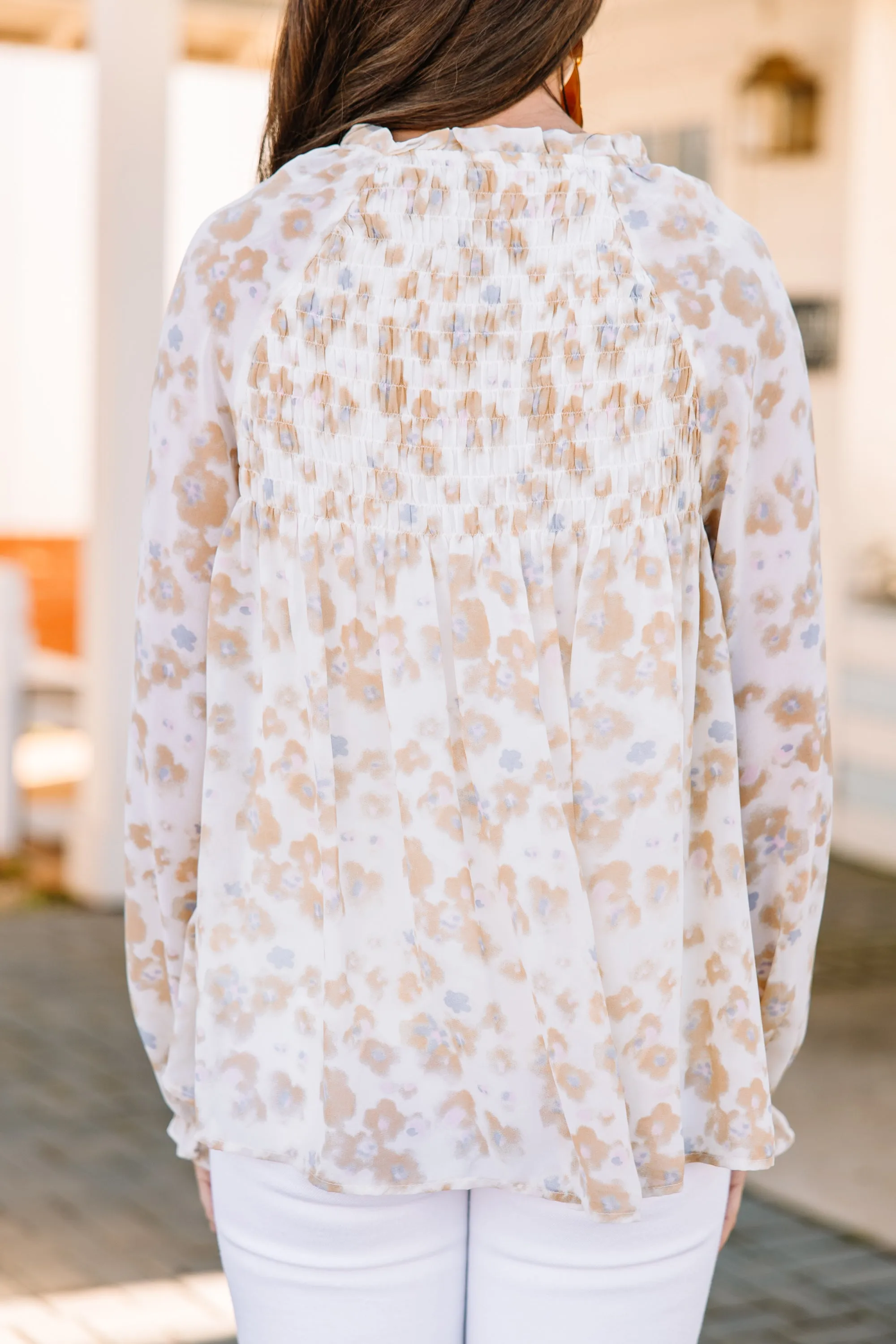 All My Life Yellow Floral Blouse