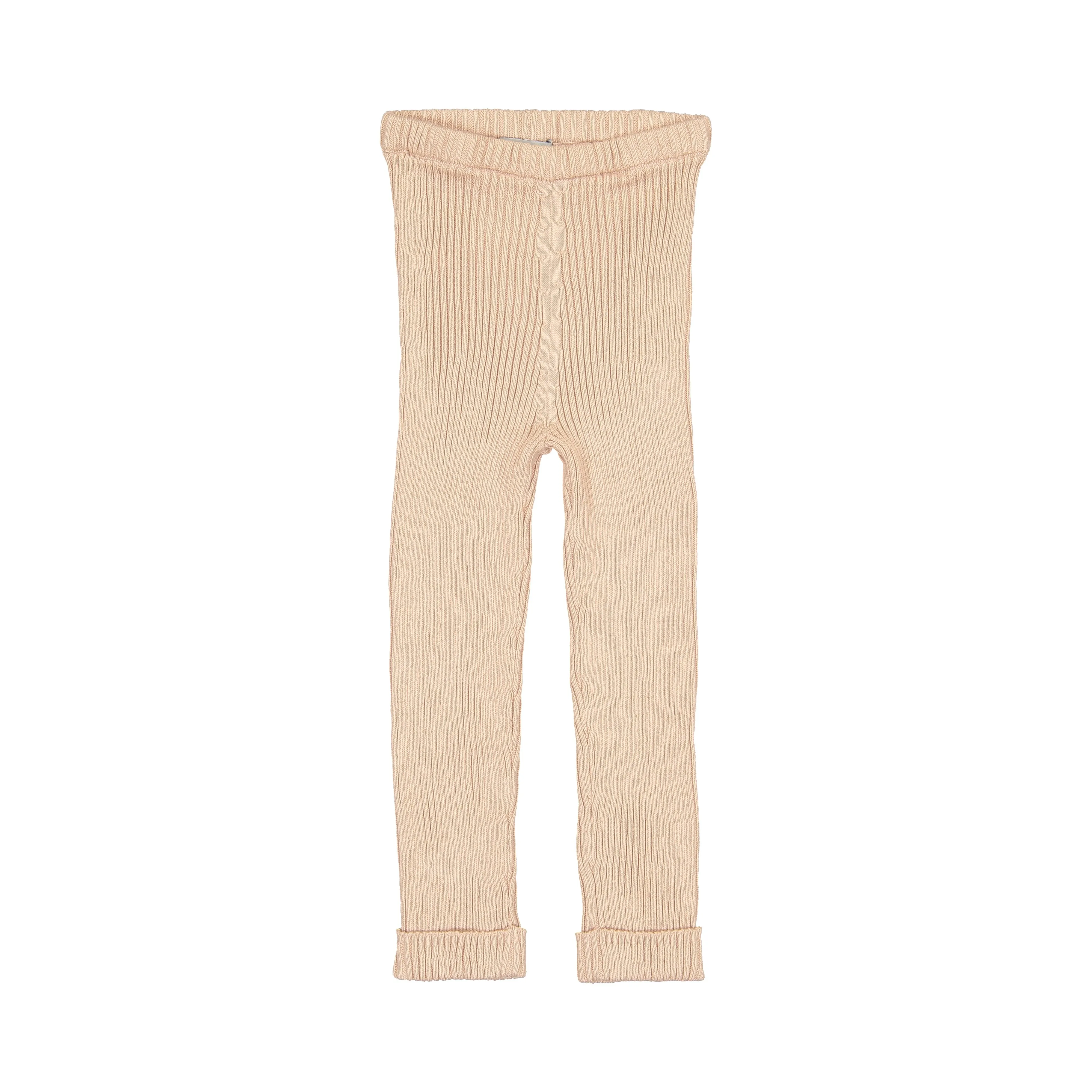 Analogie By Lil Legs Blush Knit Leggings