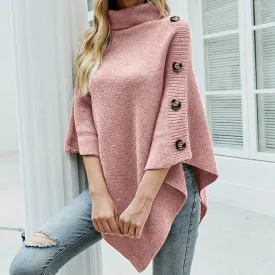 Ava™ | Graceful Turtleneck Poncho