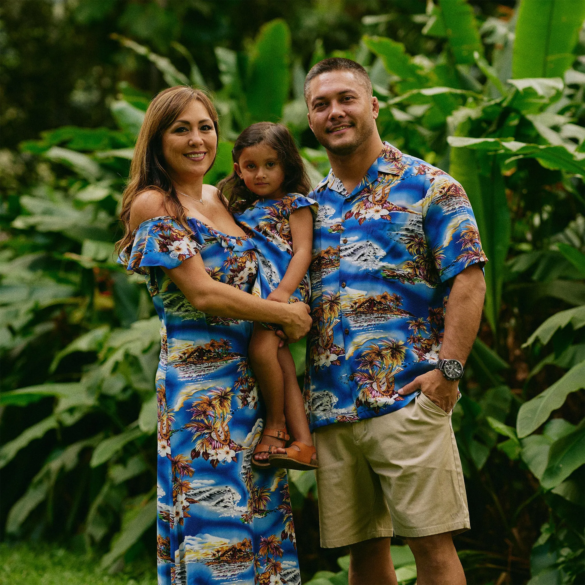 Blue Hawaii Empire Dress