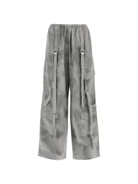 Cargo Dyed Effect Trousers
