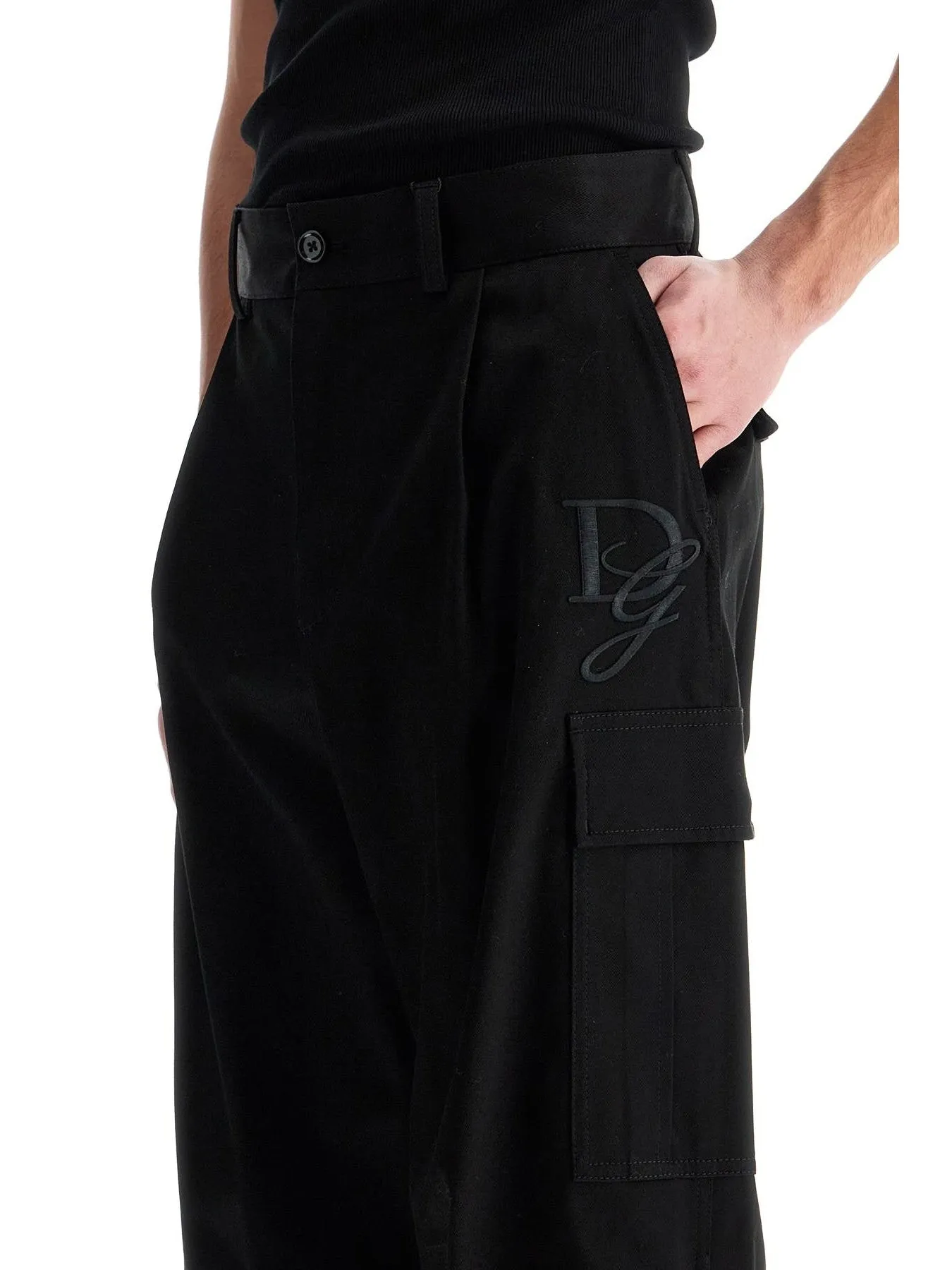 Cargo Pants in Stretch Cotton Twill