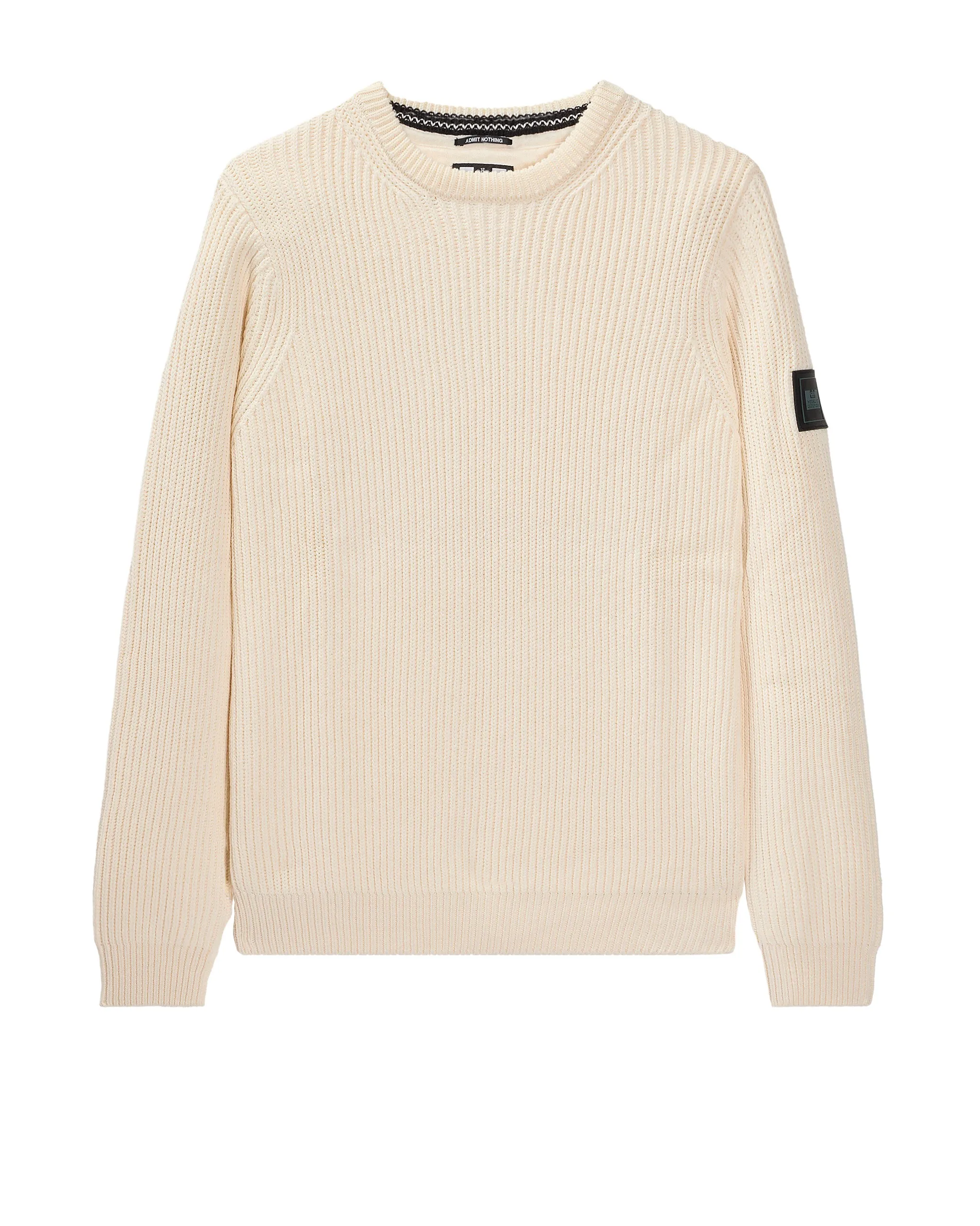 Couto Knitted Ribbed Sweater Ivory