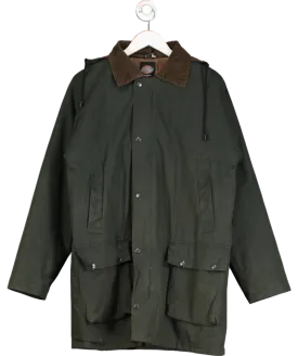 Dickies Green Work Jacket With Hood UK S