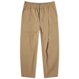 Drole De Monsieur Cropped Cargo Pants, brown
