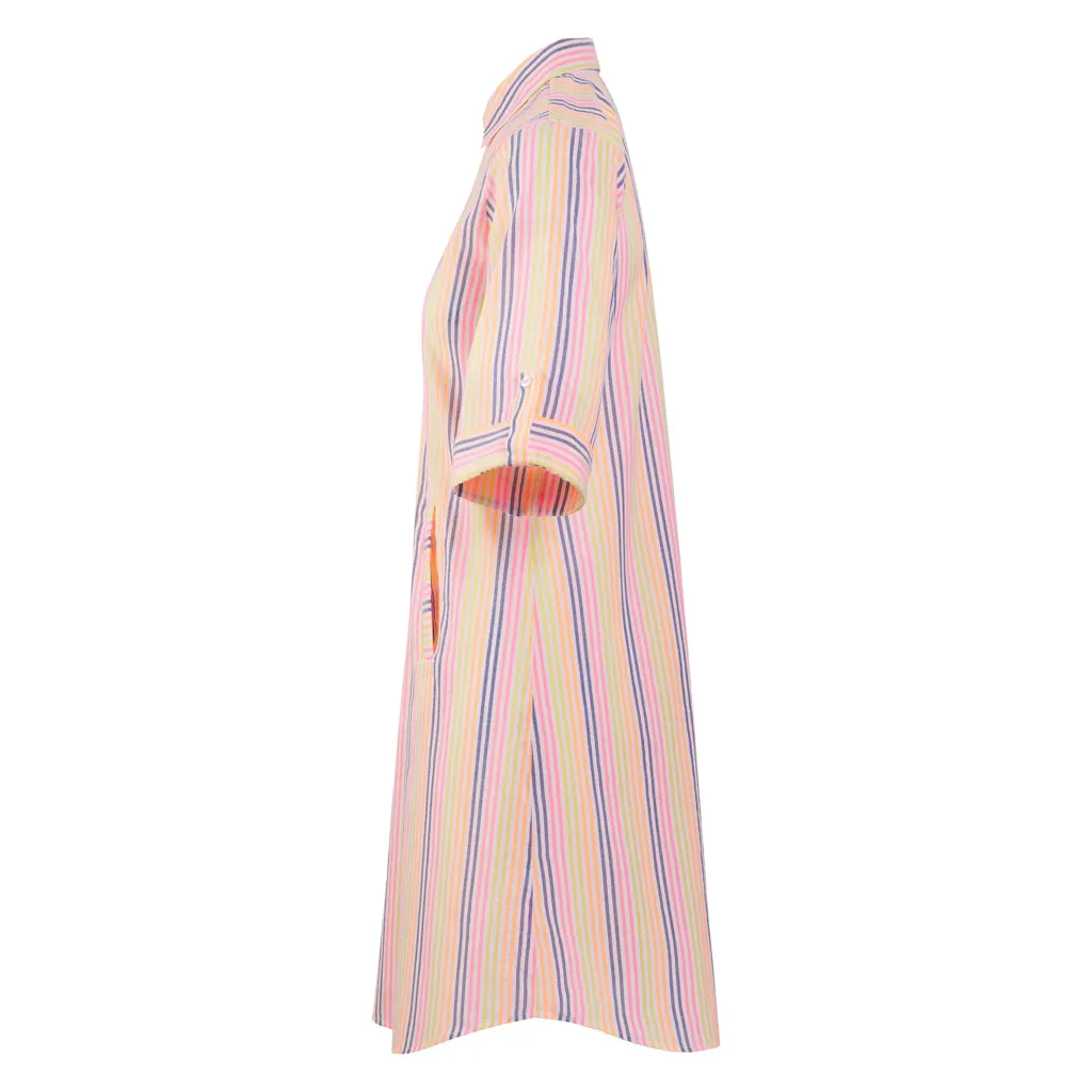 Fluro Deb Front Pocket Shirt Dress