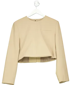 FRANKIE SHOP Beige Tamsin Top UK XS/S