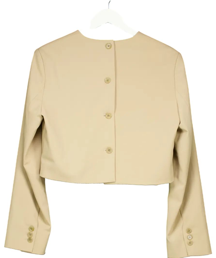 FRANKIE SHOP Beige Tamsin Top UK XS/S
