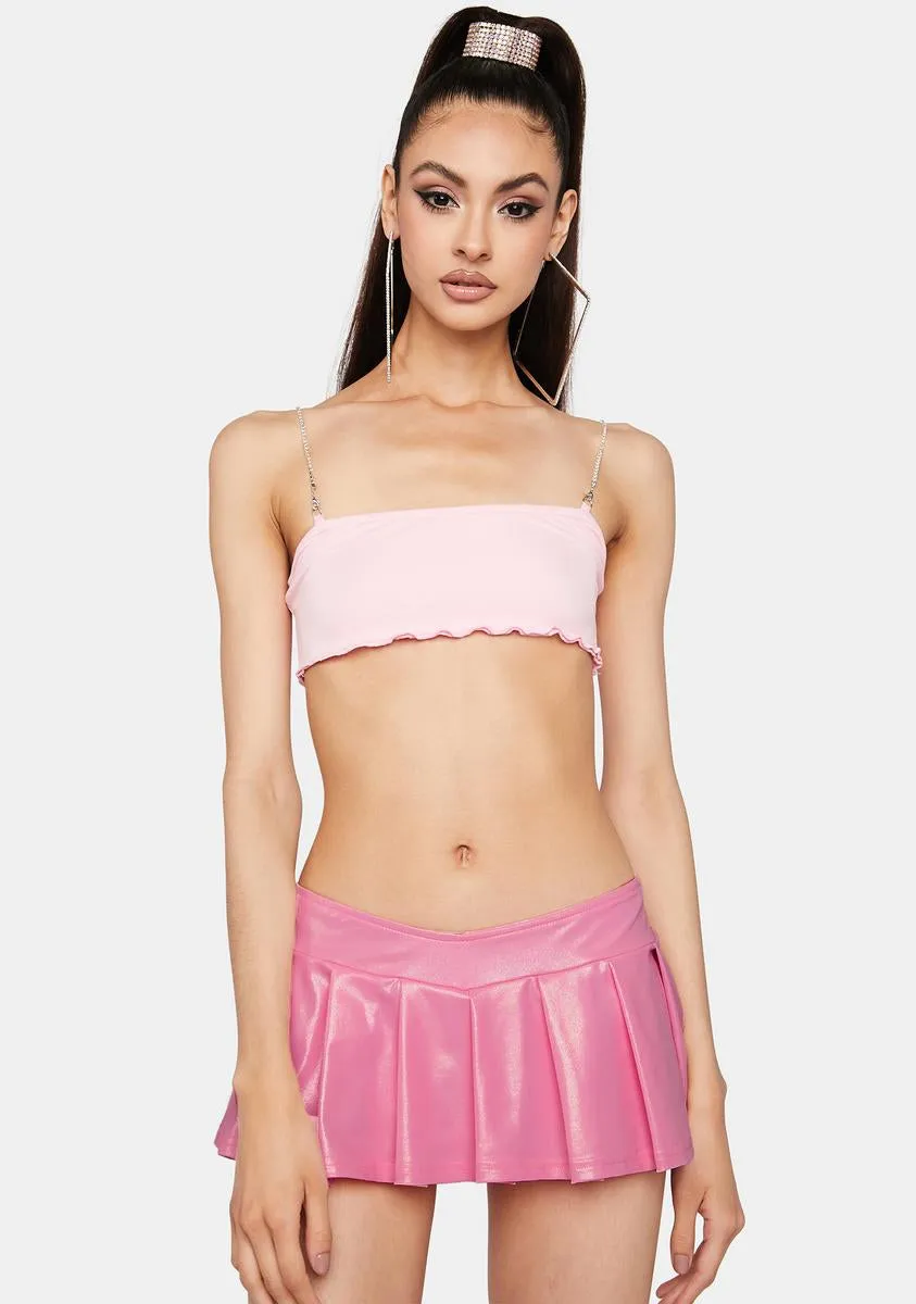 Fuchsia Flirting With Trouble Mini Skirt