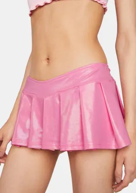 Fuchsia Flirting With Trouble Mini Skirt