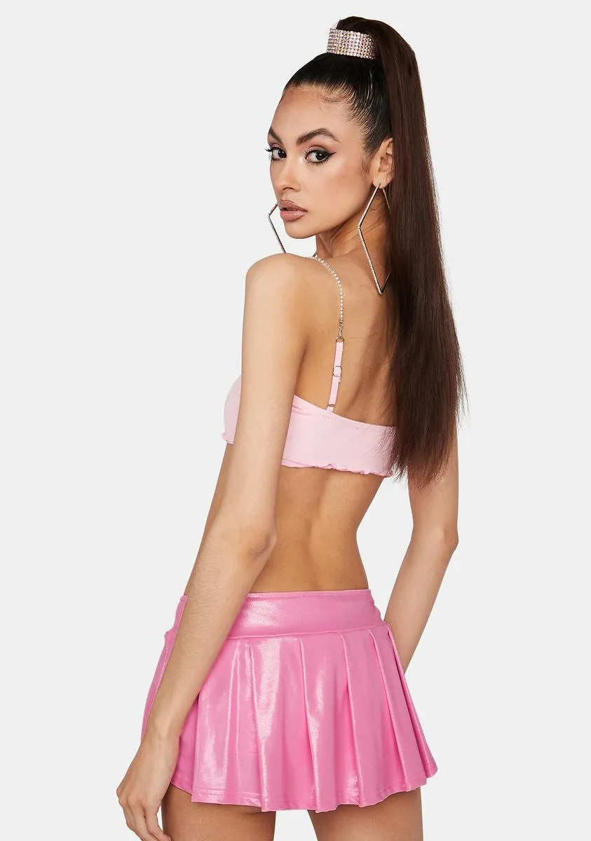 Fuchsia Flirting With Trouble Mini Skirt