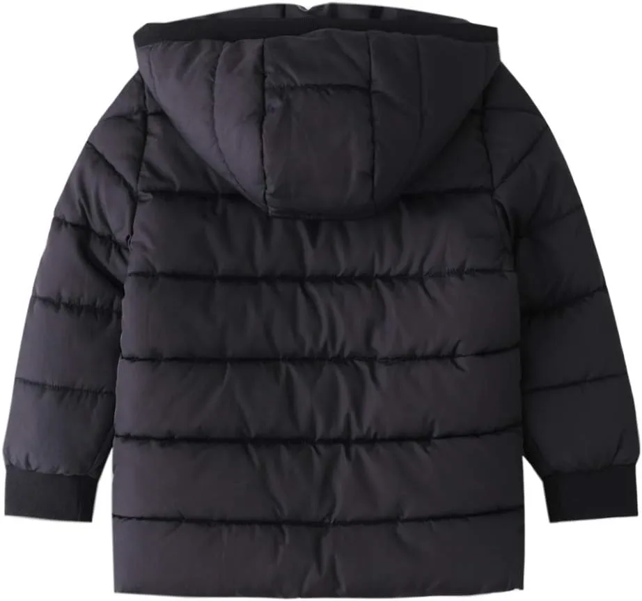 Hiheart Boys Girls Thick Padded Winter Coat Warm Hooded Jacket