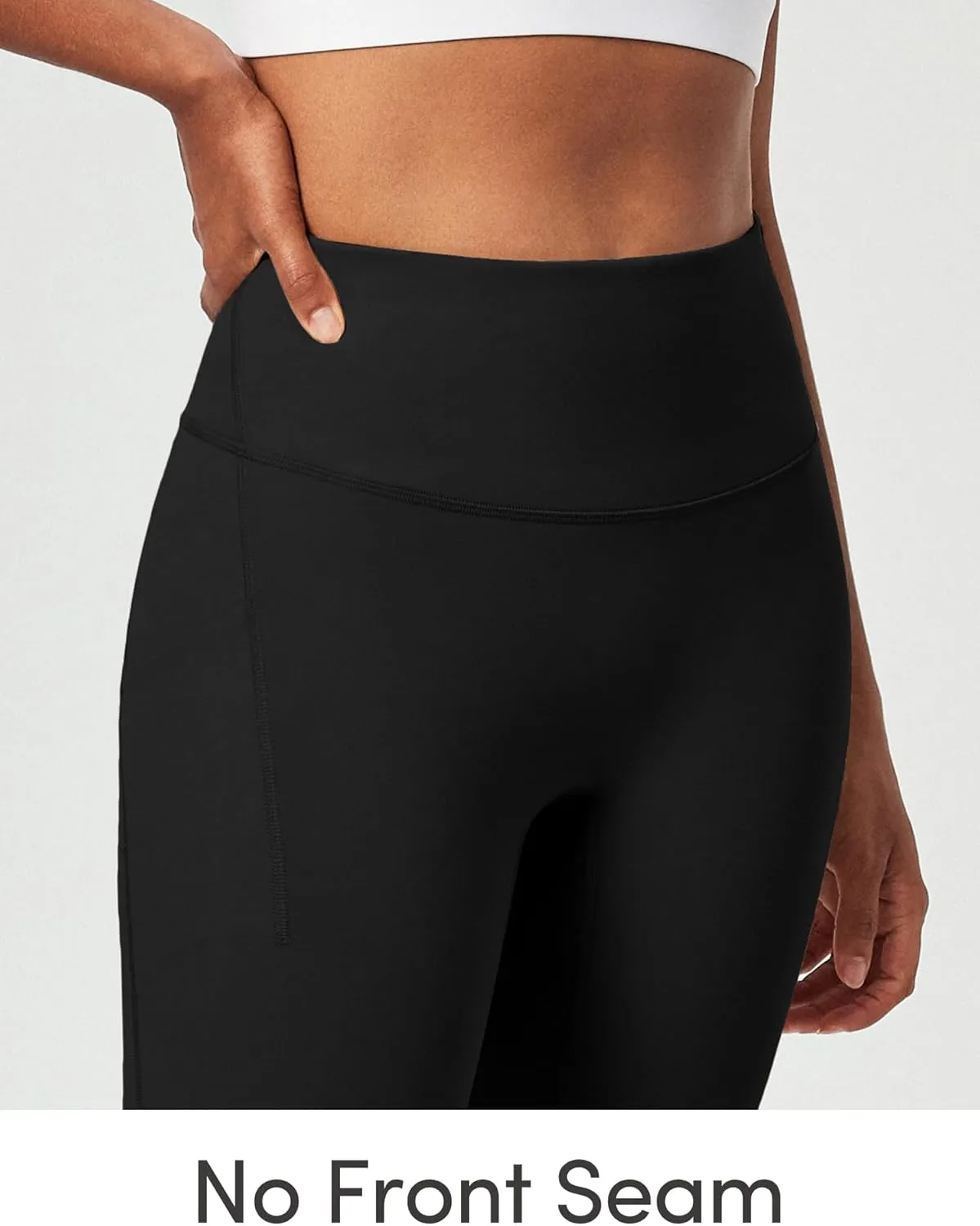 IUGA Capri Leggings for Women with Pockets Women's High Waisted Knee Length Capris Compression Yoga Pants Workout Leggings