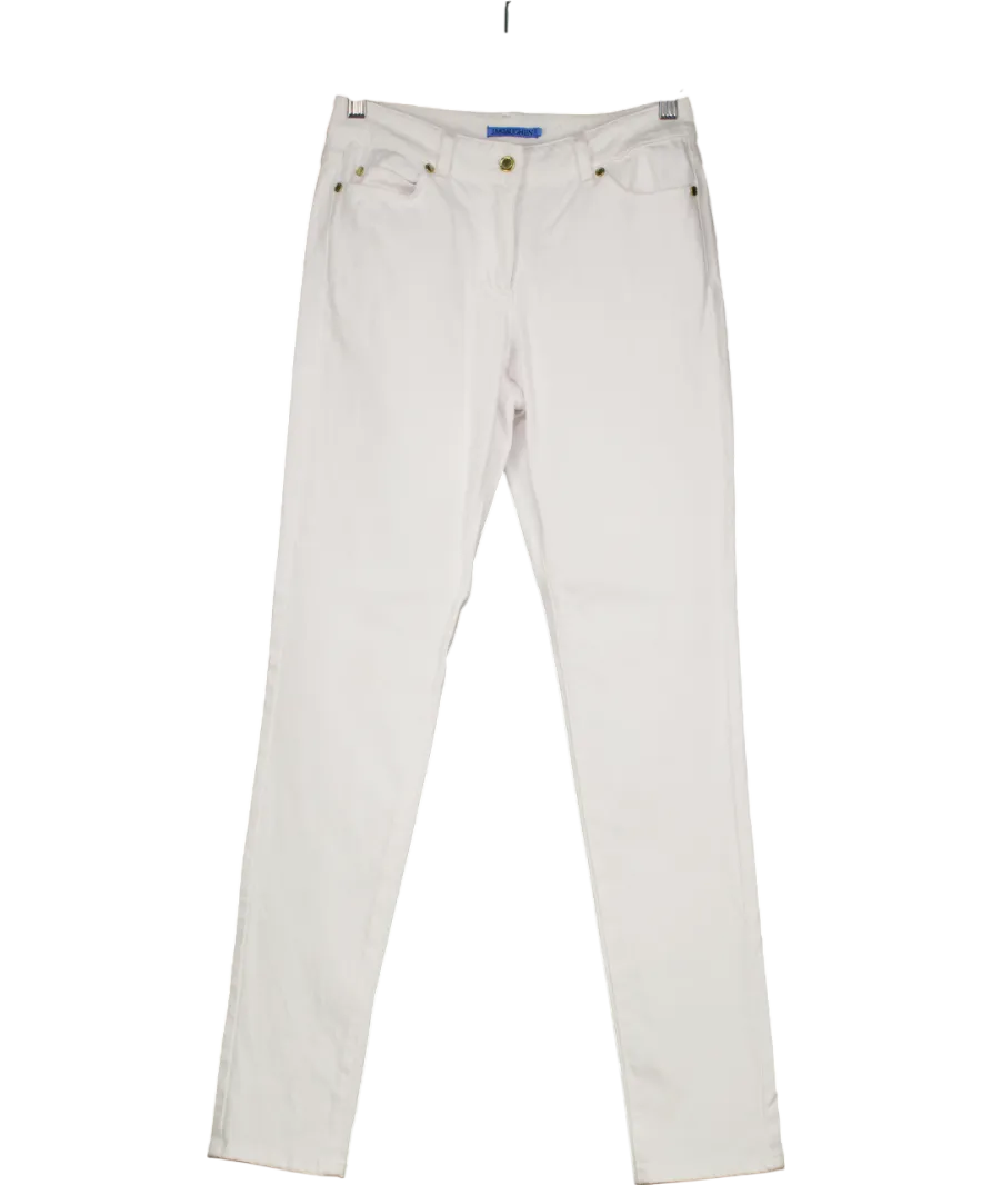 J McLaughlin White Lexi Skinny Jeans UK 6