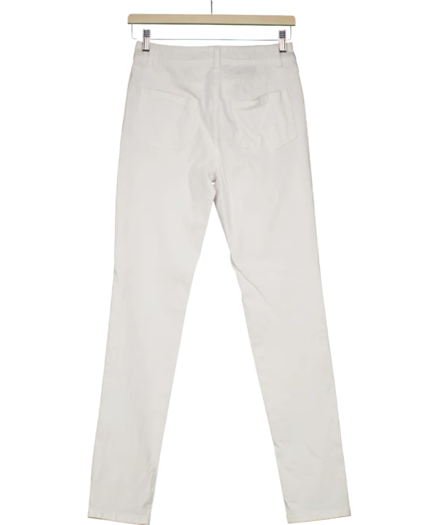 J McLaughlin White Lexi Skinny Jeans UK 6