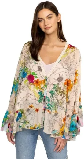 JOHNNY WAS DEQUENCE GEORGINA KIMONO BLOUSE