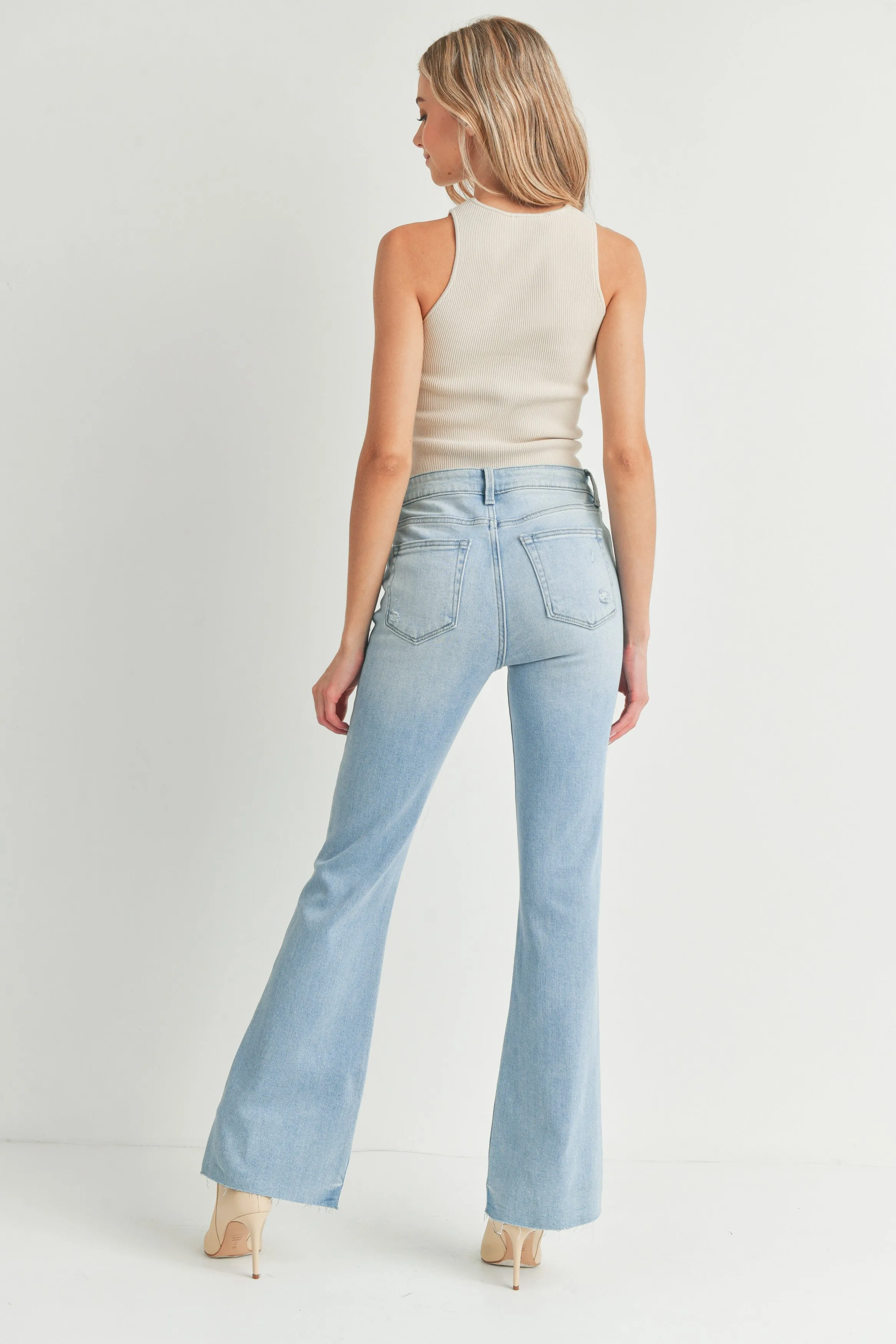 Just Black Denim Light Flare Jean