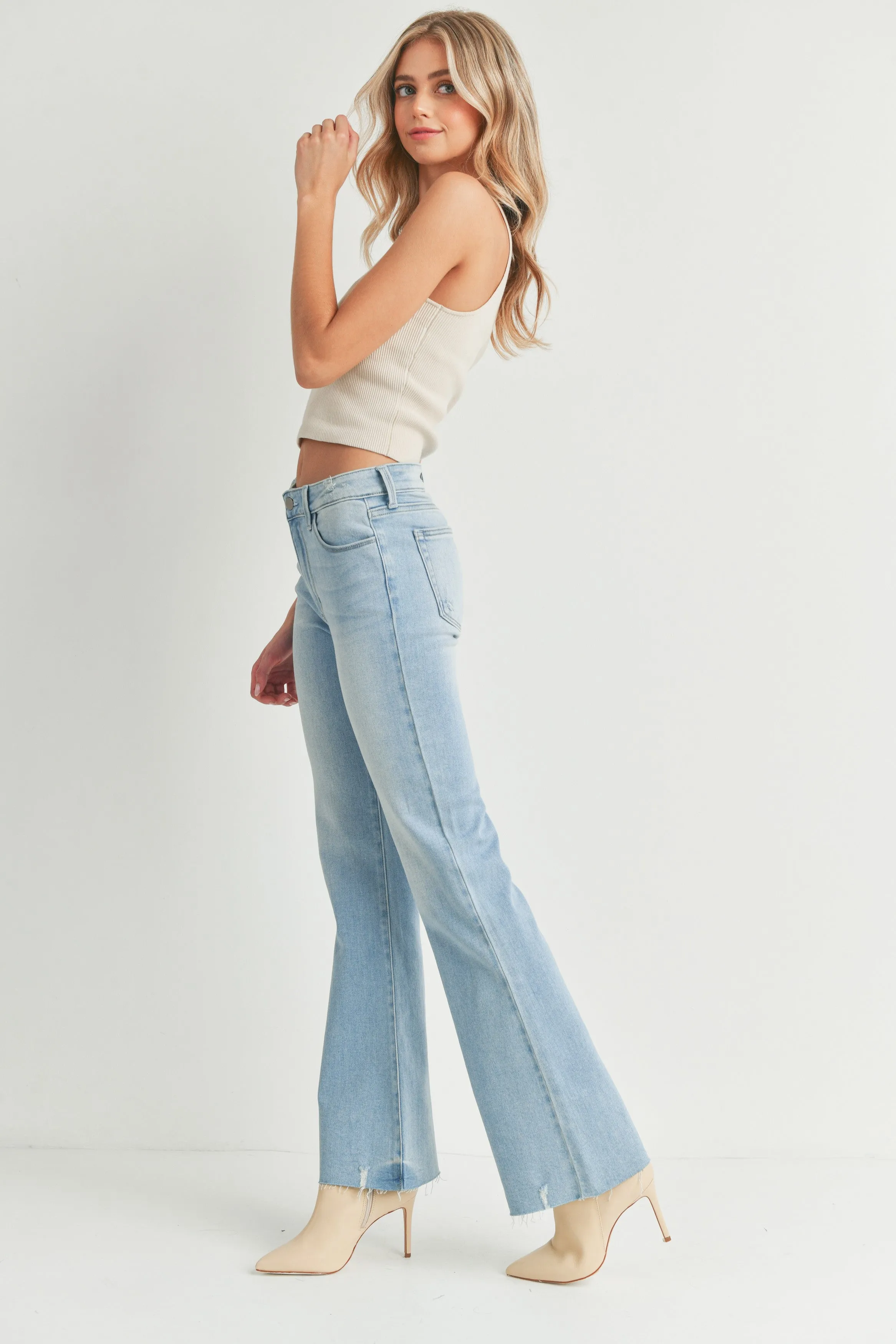 Just Black Denim Light Flare Jean