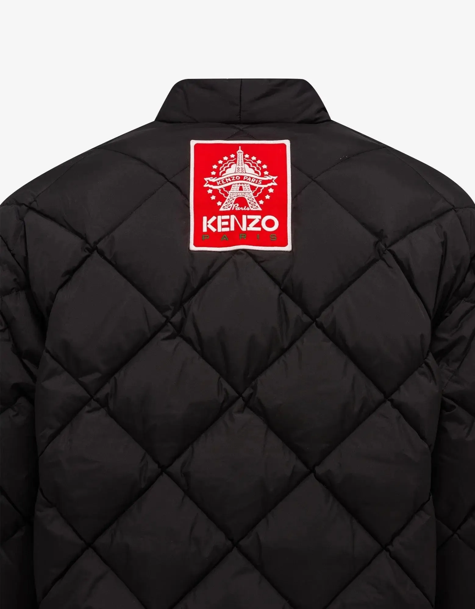 Kenzo Black Kimono Light Down Jacket