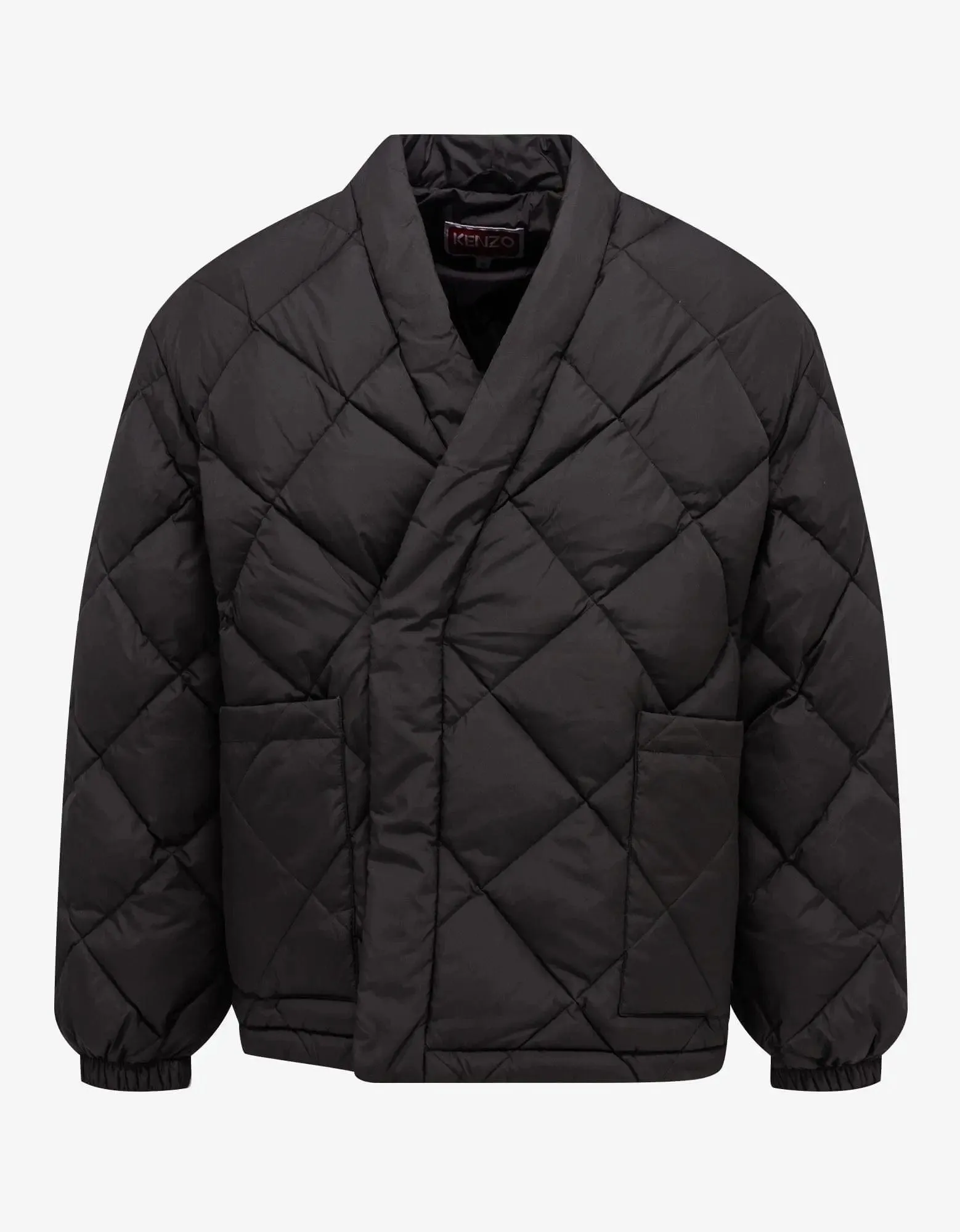 Kenzo Black Kimono Light Down Jacket