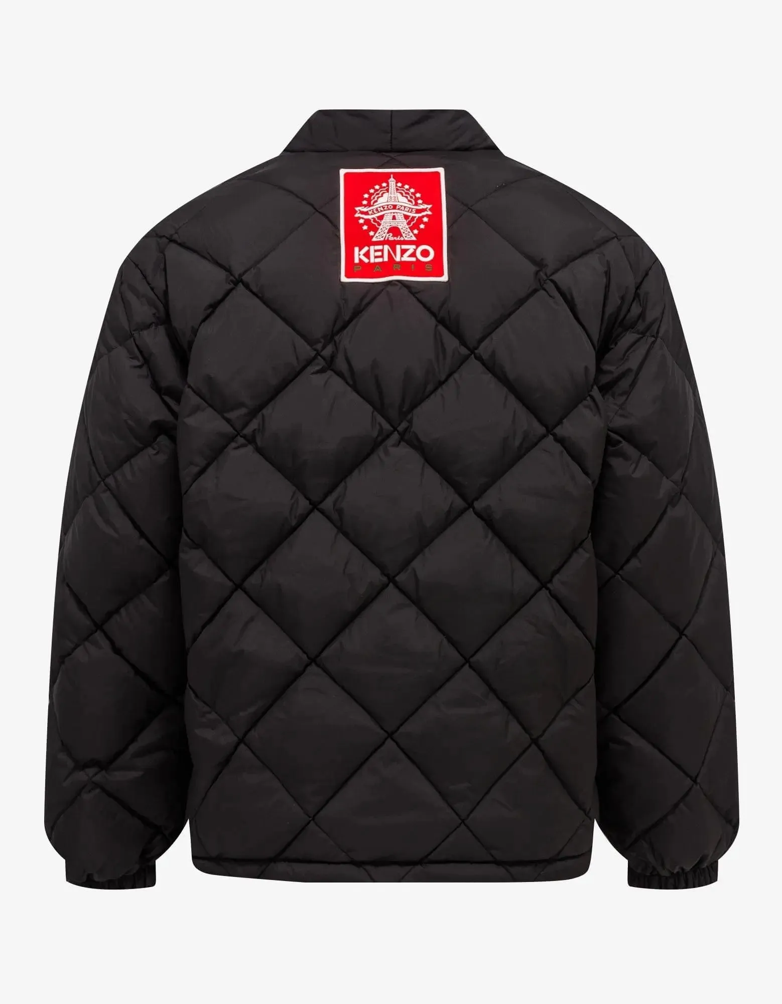 Kenzo Black Kimono Light Down Jacket