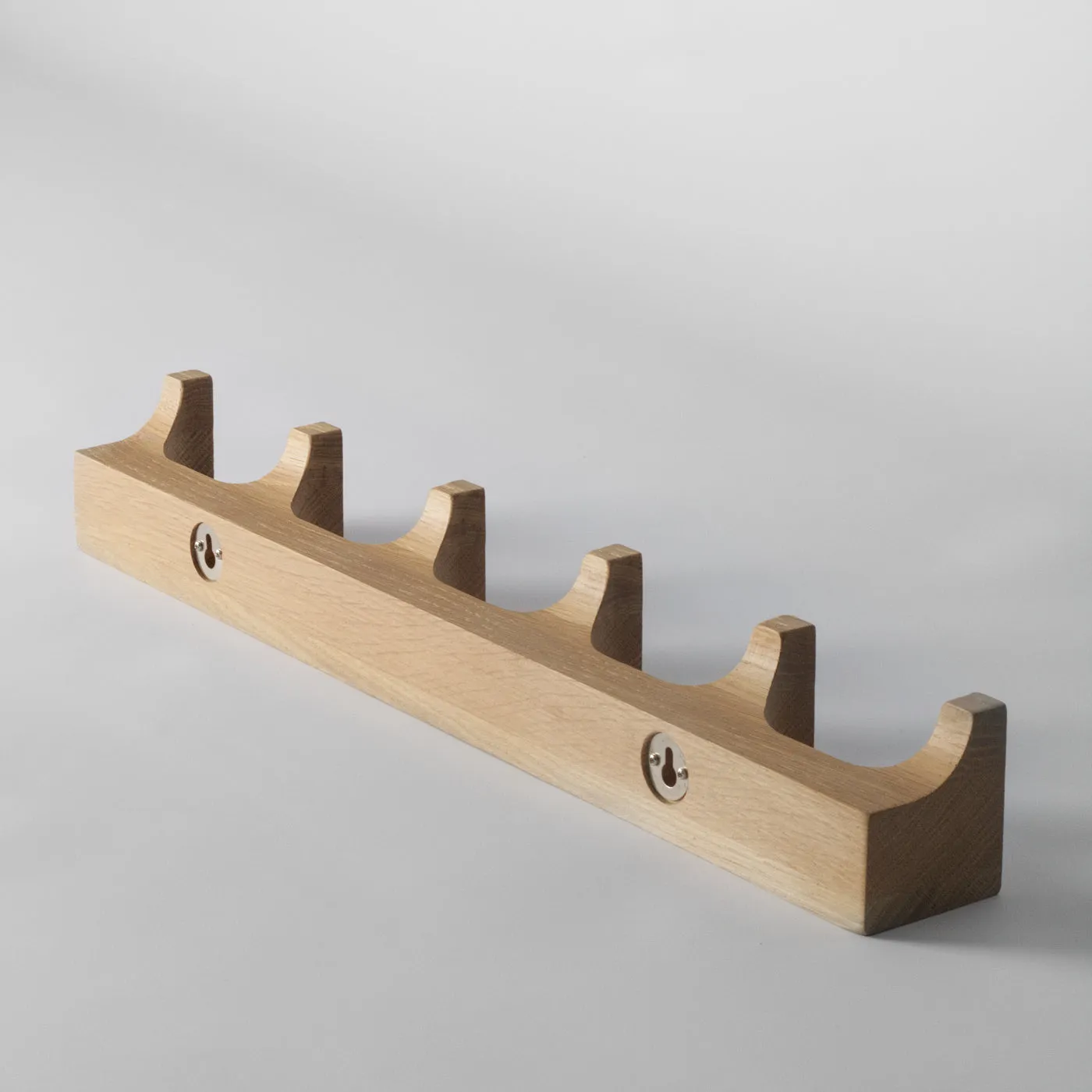 Krog Long Coat Hooks, Oak