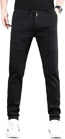 Manzera Mens Stretch Cargo Pants, Sirmale Mencomfy Multipants - High Stretch Multi-Pocket Durable Cargo Pants Men's