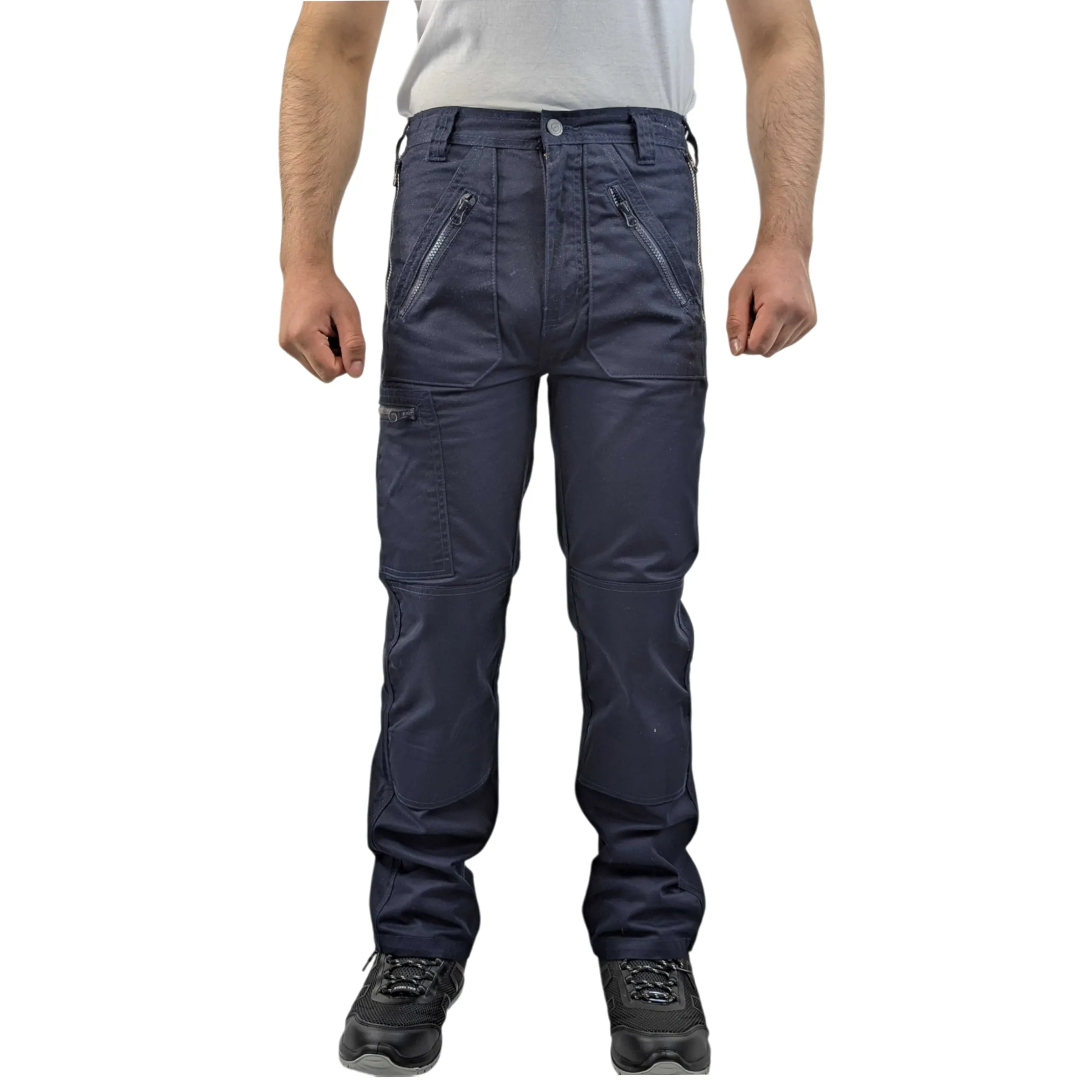 Mens Durable Cargo Action Work Trousers