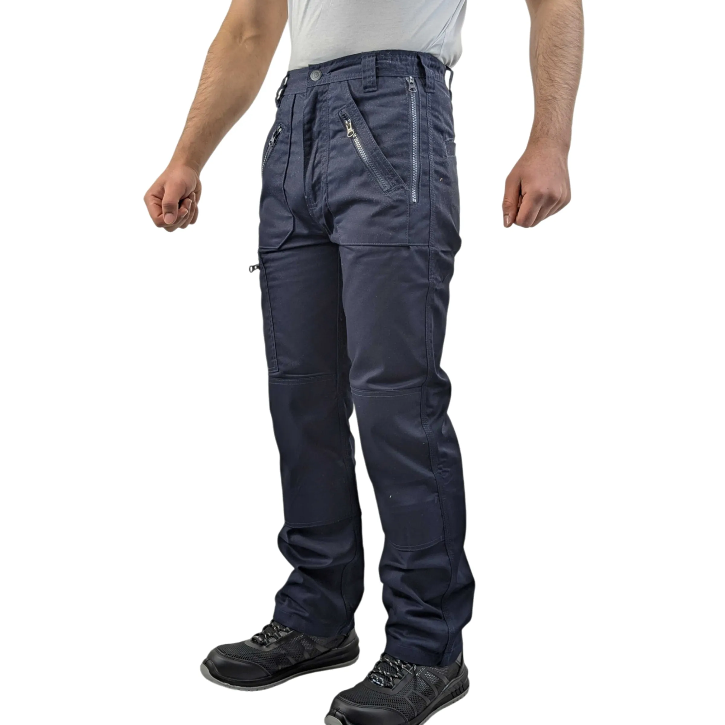 Mens Durable Cargo Action Work Trousers