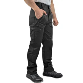 Mens Durable Cargo Action Work Trousers
