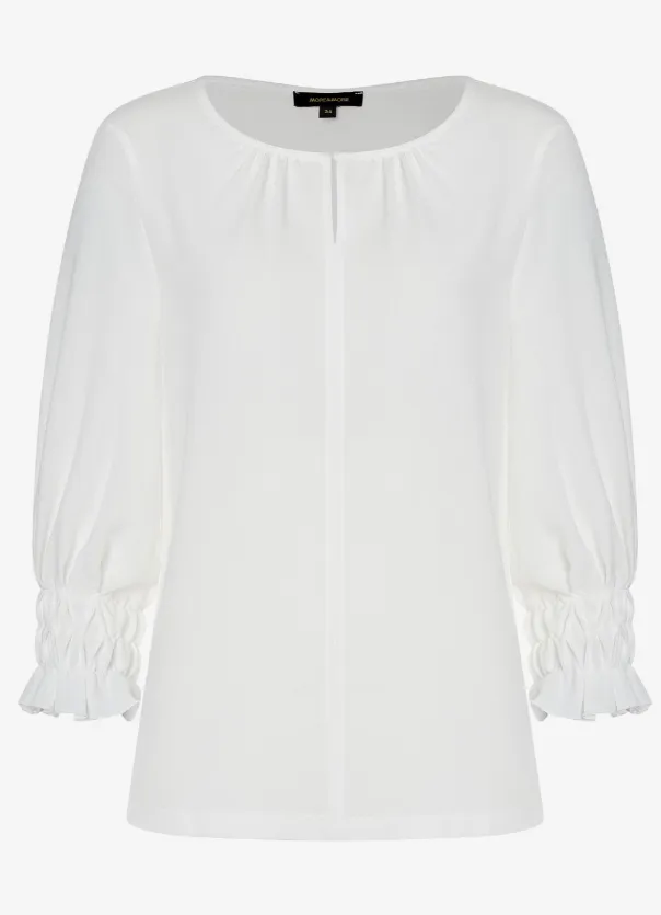 MORE AND MORE<BR>
Feminine Blouse In Spring Collection<BR>
Cream<BR>