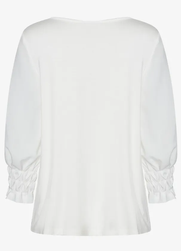 MORE AND MORE<BR>
Feminine Blouse In Spring Collection<BR>
Cream<BR>