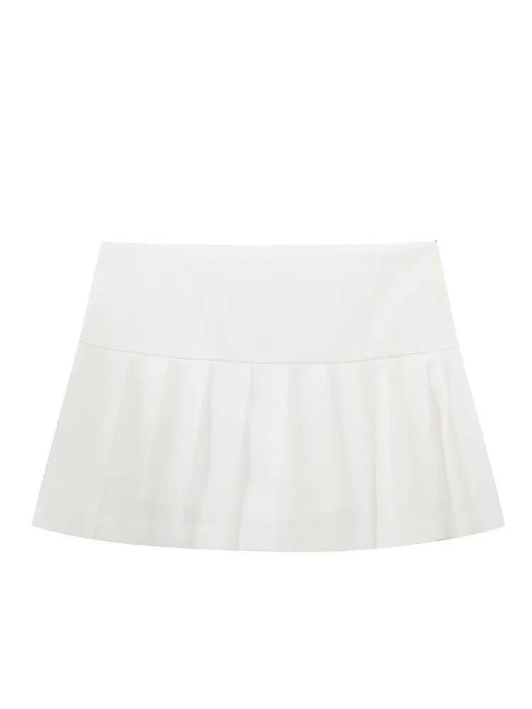 Pleated Mini Skirt