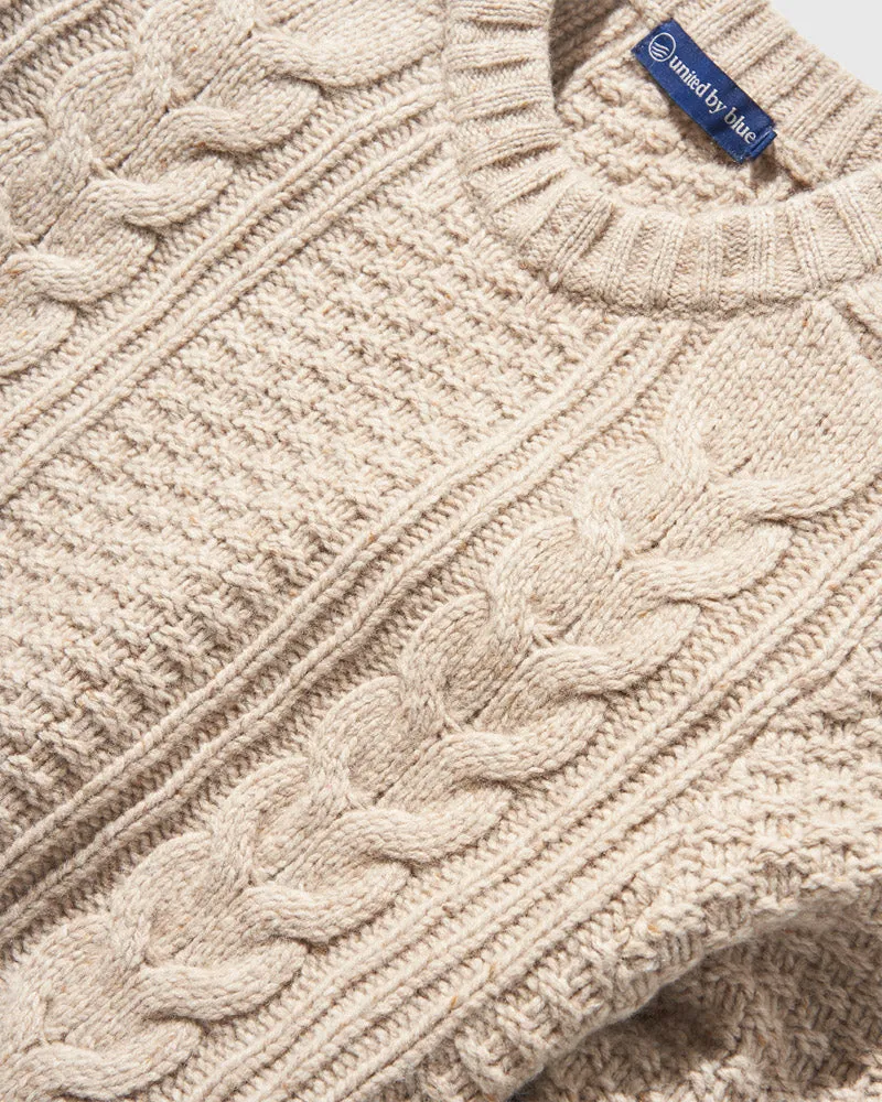 Recycled Nepped Fisherman Sweater