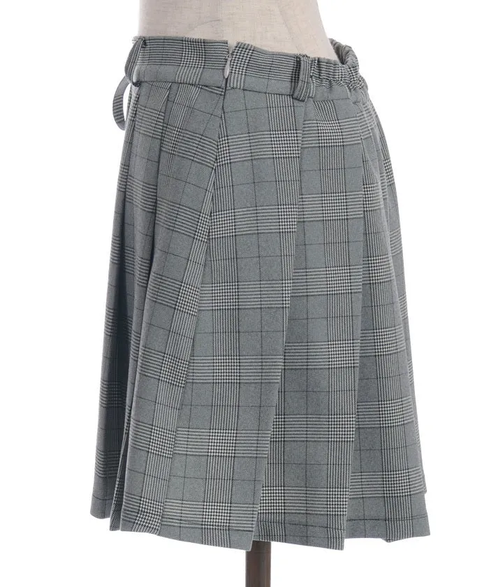 Ribbon Set Pleated Skort