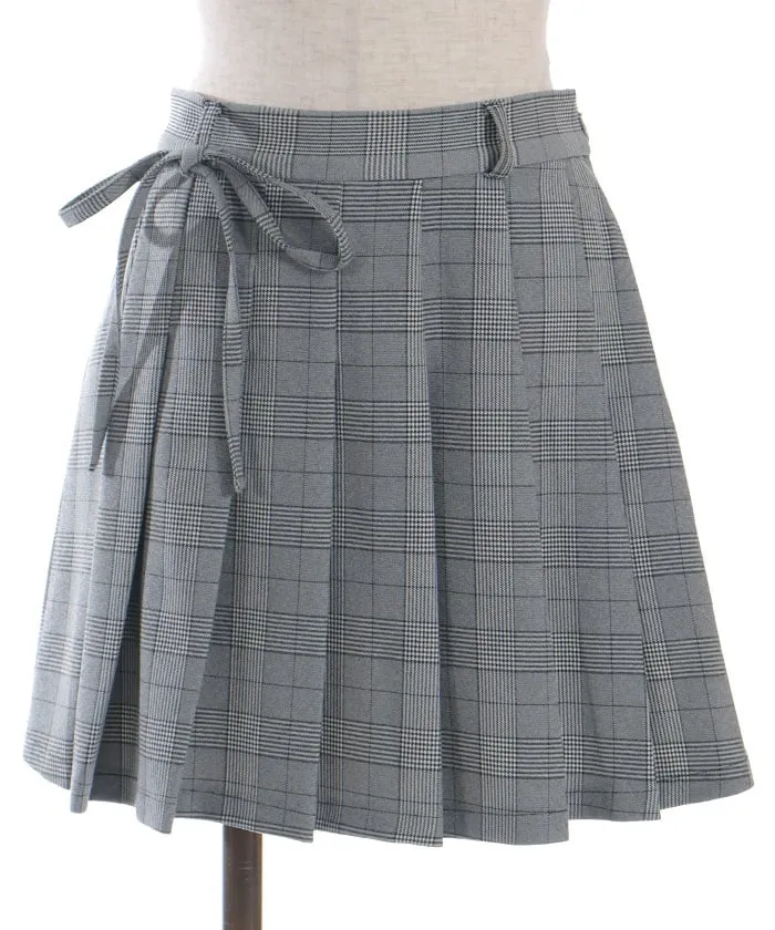 Ribbon Set Pleated Skort