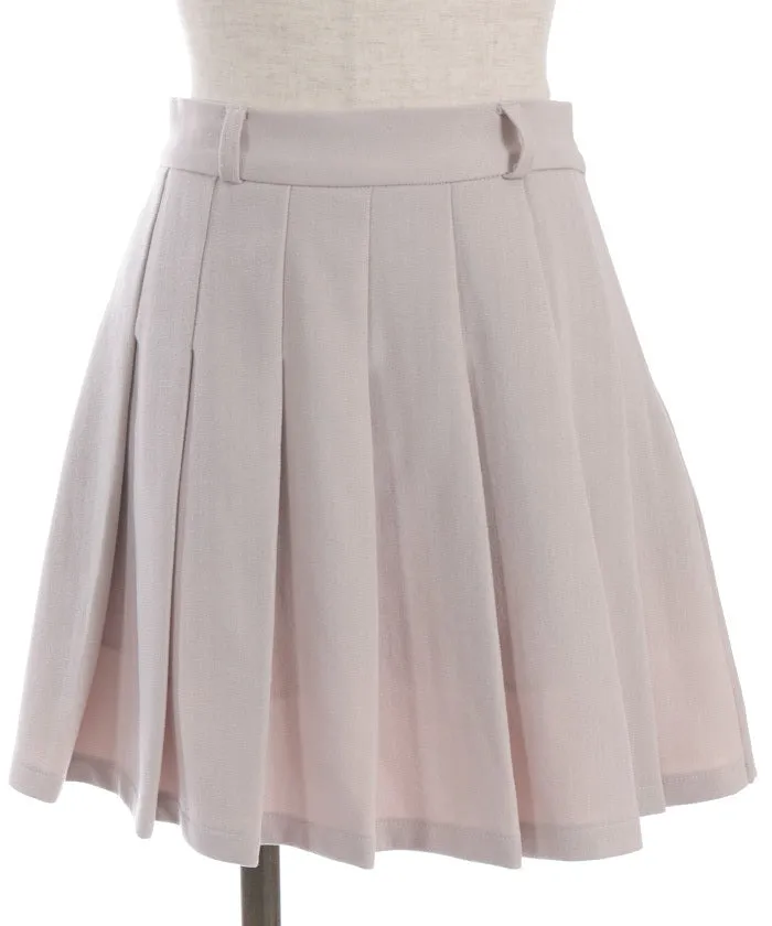 Ribbon Set Pleated Skort