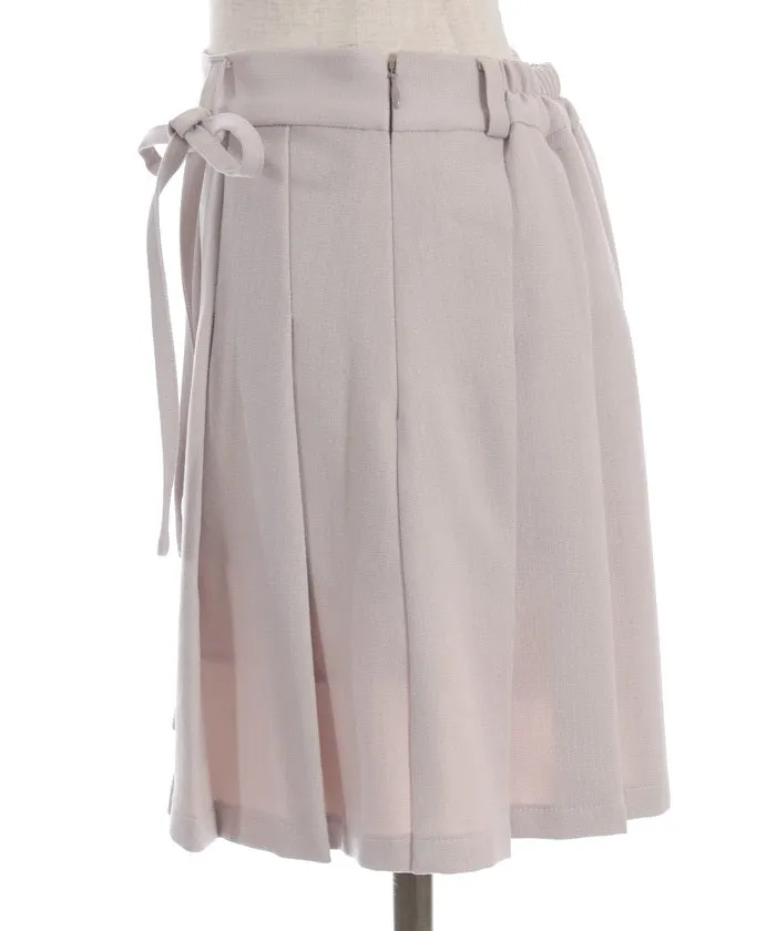 Ribbon Set Pleated Skort