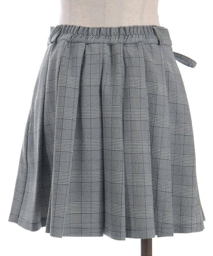 Ribbon Set Pleated Skort