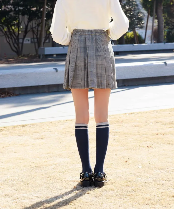 Ribbon Set Pleated Skort