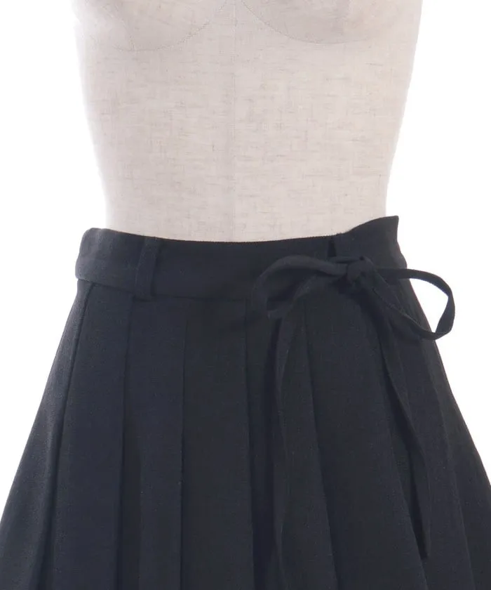 Ribbon Set Pleated Skort