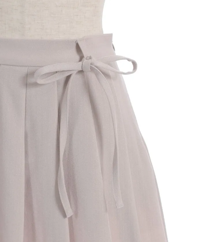 Ribbon Set Pleated Skort