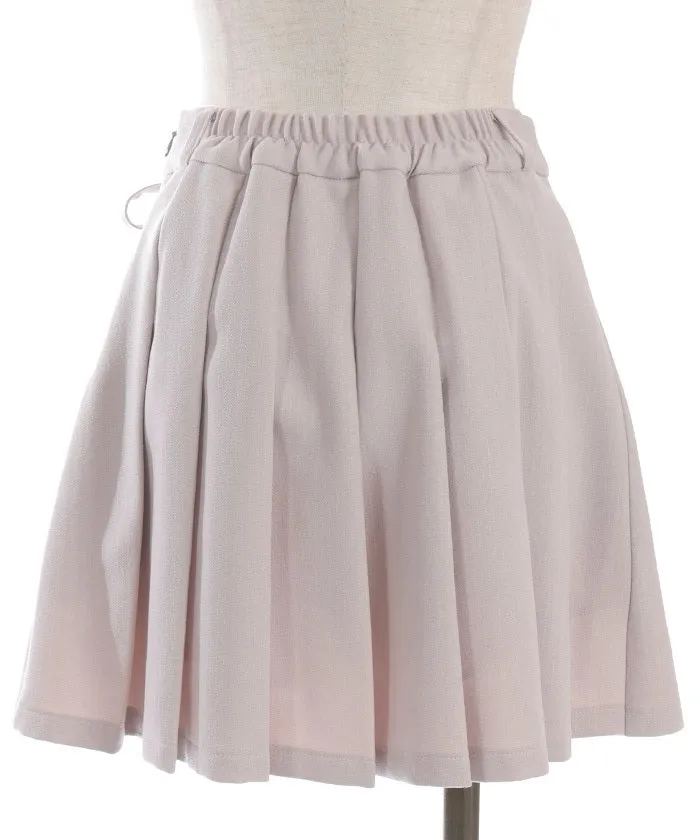 Ribbon Set Pleated Skort
