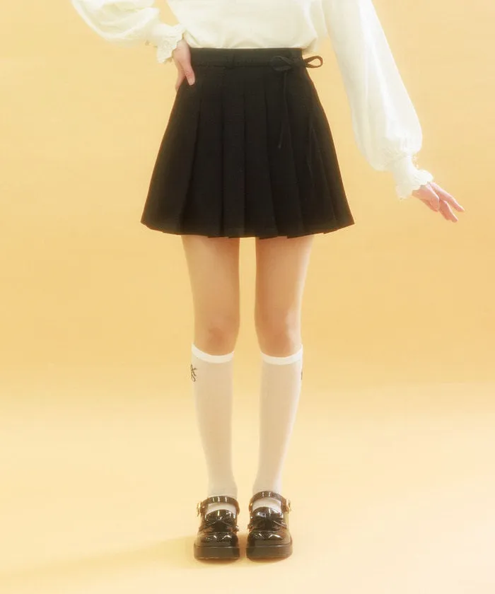 Ribbon Set Pleated Skort