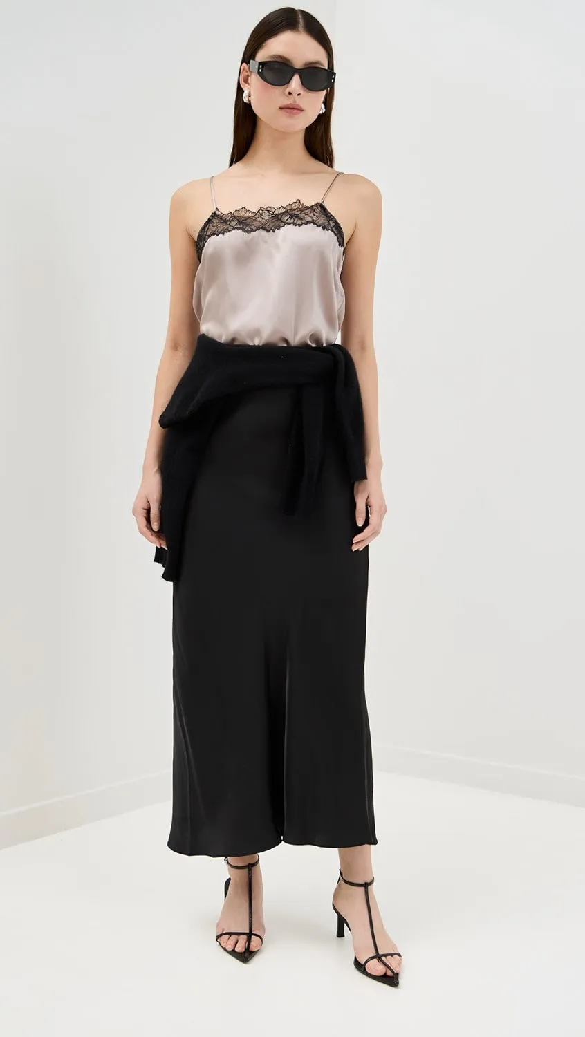 SABLYN LACE TRIM SQUARE NECK CAMI