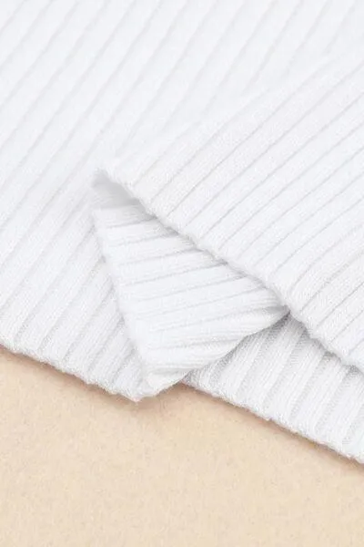 Square Neck Short Sleeve Sweater