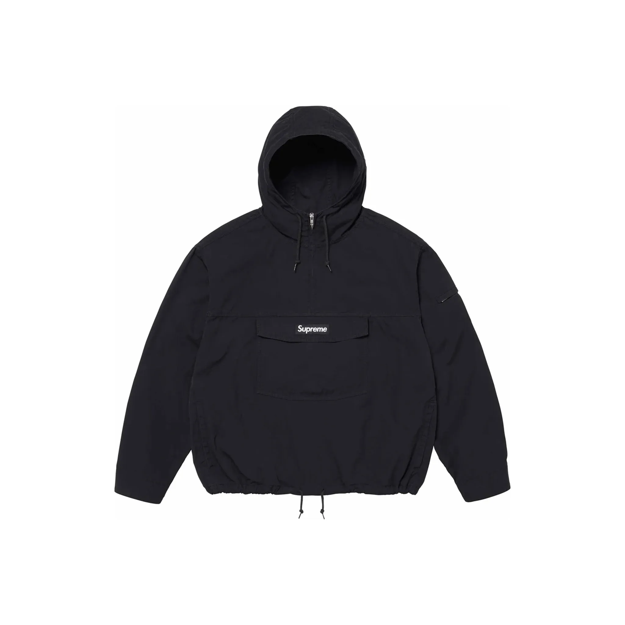 Supreme Cotton Utility Anorak Black