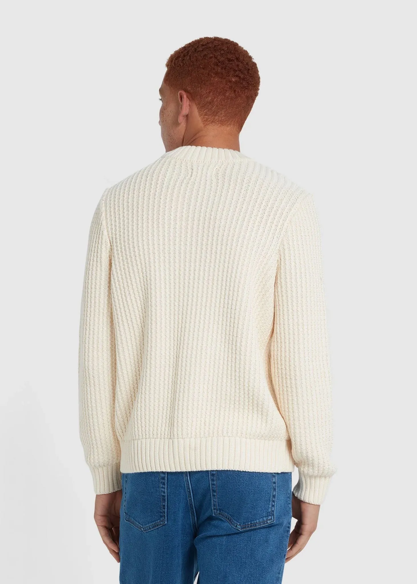Sweater burlington fisherman - cream