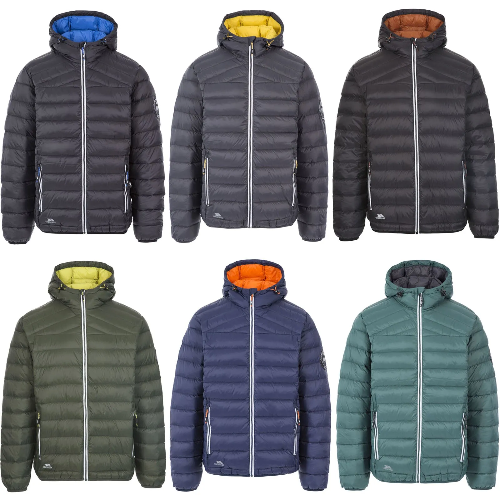 Trespass Mens Whitman II Down Packaway Walking Jacket