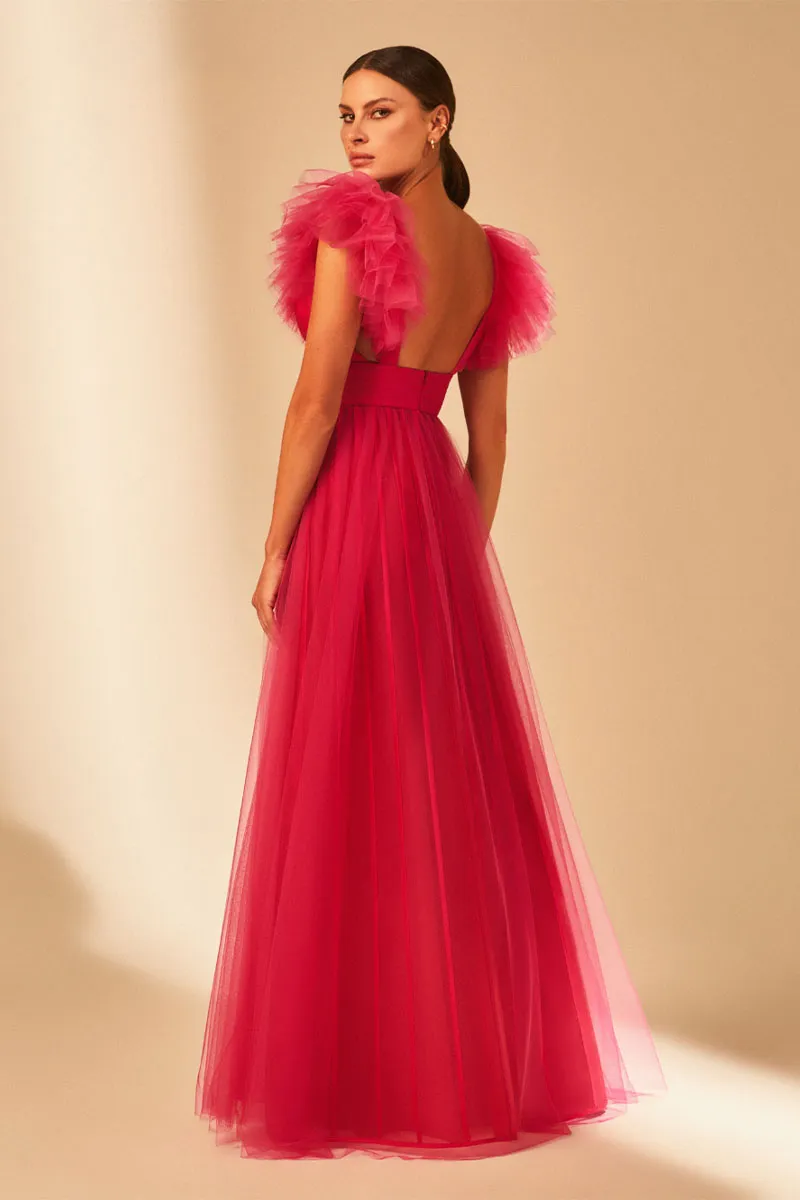 Vielle Tulle Graceful Maxi Dress